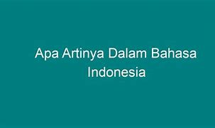 Kode Referensi Slot Artinya Dalam Bahasa Indonesia Adalah Bahasa Indonesia