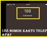 Nomor 188 Itu Nomor Apa Ya